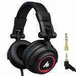 Maono AU-MH501 Professional Studio Monitor Headphone, Over Ear With 50mm Driver For Gaming, DJ, Studio, And Microphone Recording -New| Alixoom
