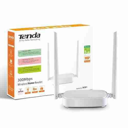 Tenda N301 Wireless N300 Easy Setup Router -New