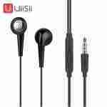 UiiSii U6 3.5mm Headphone With Mic-Black -New| Alixoom