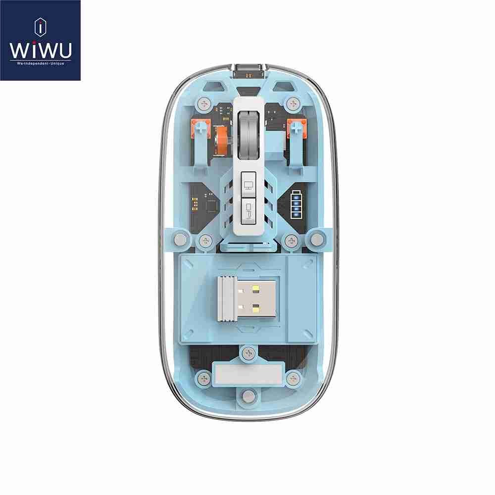 WIWU Crystal Transparent Wireless Mouse in Bangladesh