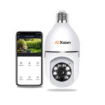 Night Vision Wireless Auto Tracking 360 Degree WiFi CCTV Security Camera Light WiFi Bulb