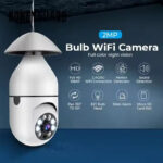 Night Vision Wireless Auto Tracking 360 Degree WiFi CCTV Security Camera Light WiFi Bulb - Image 5